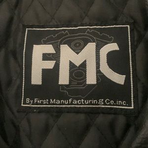 Black leather jacket-Worn one time